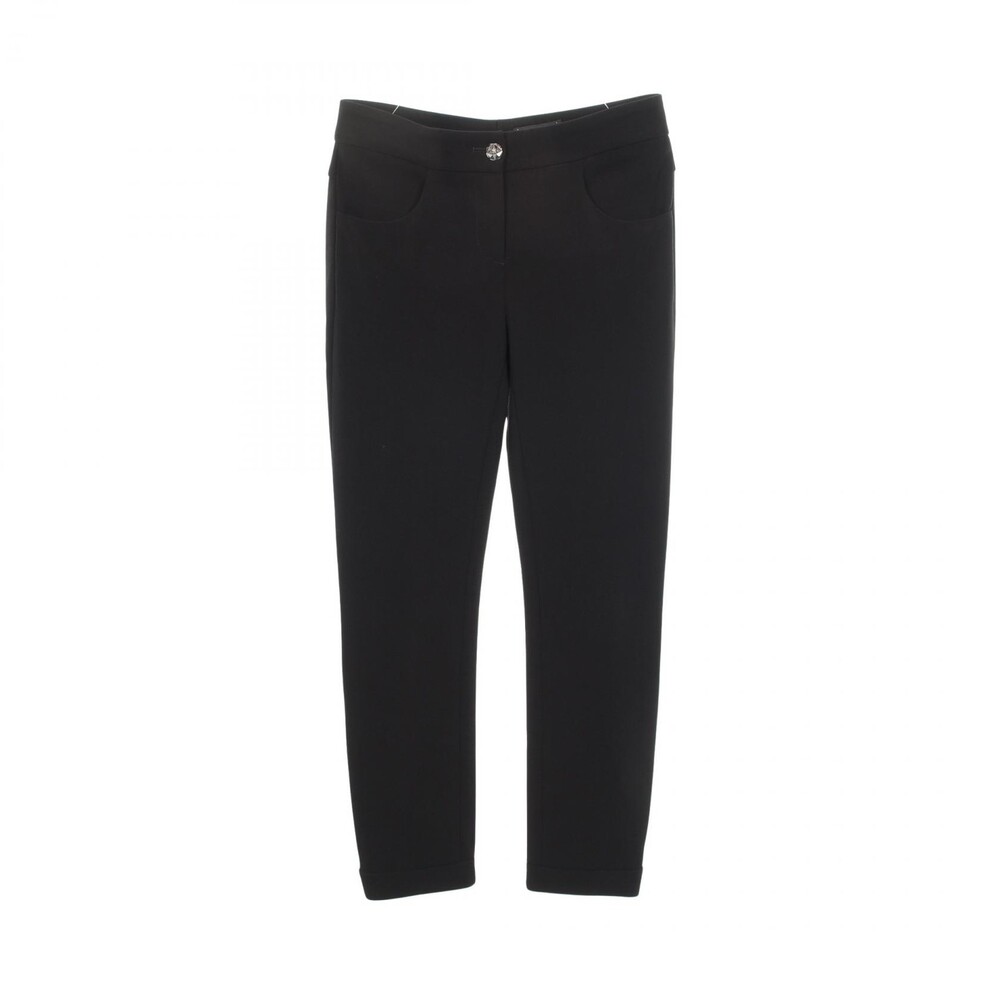 Chanel Coco Mark Button Cropped Pants #322253C69B